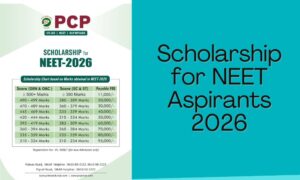 Scholarship for NEET Aspirants 2026: PCP Sikar
