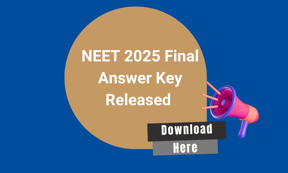 NEET UG 2025 FInal Answer Key 