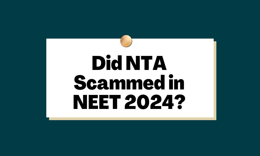 NTA Scam NEET Result 2024
