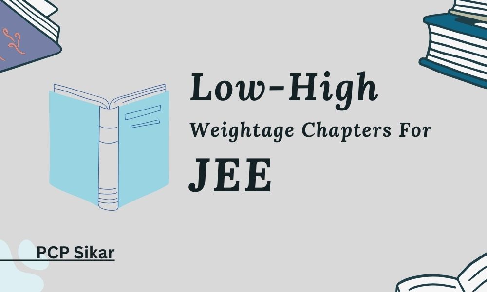 High Weightage Chapters for JEE Low Weightage Chapters for JEE