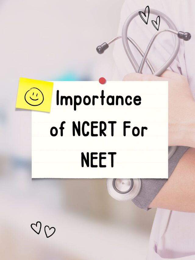 Importance of NCET for NEET