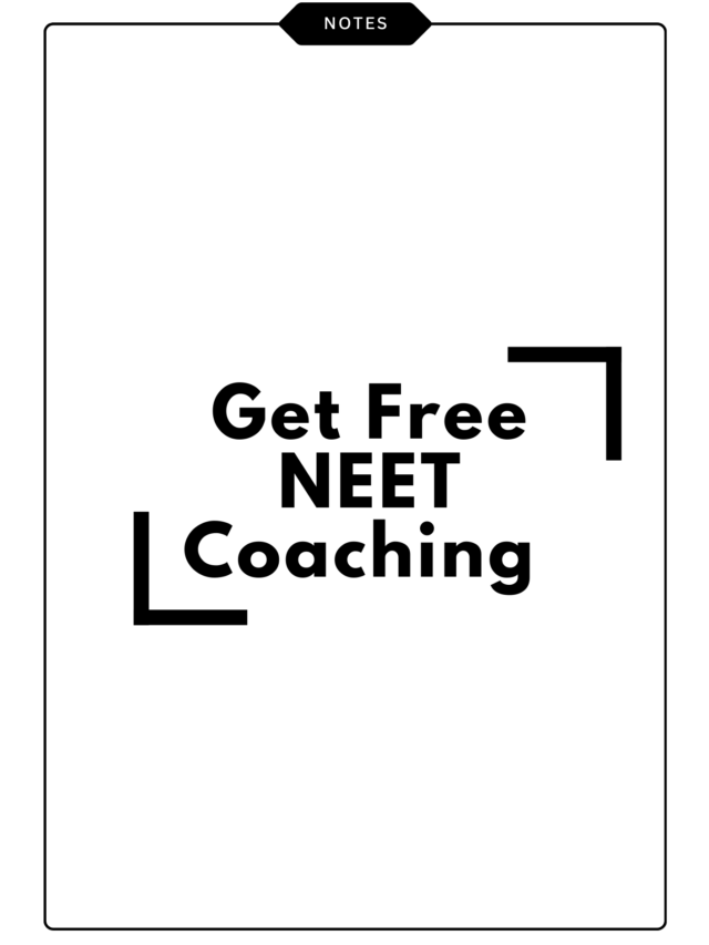 Upto 100% Scholarship for NEET Coahcing