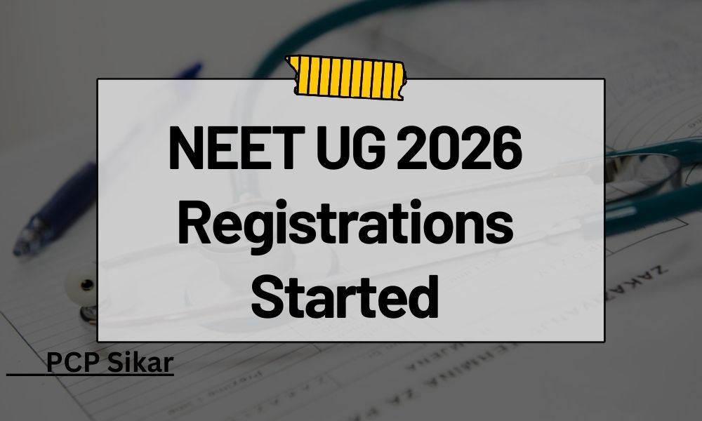 NEET UG 2026 Registrations Started