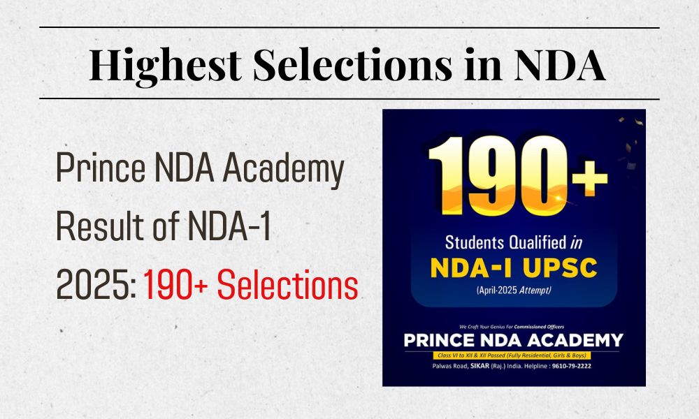 Prince NDA Academy Result 2025
