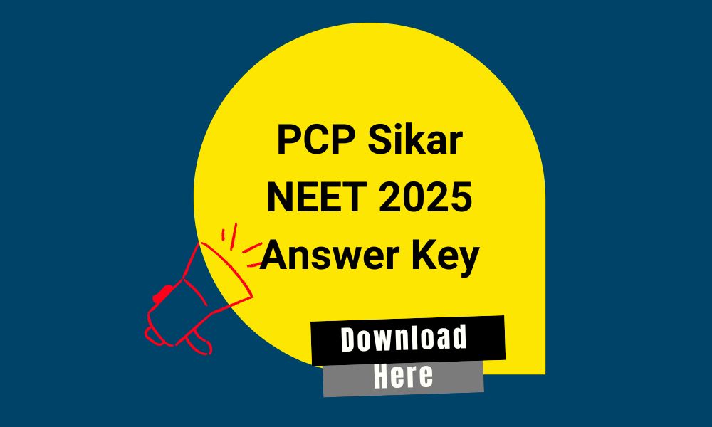 PCP Sikar NEET 2025 Answer Key