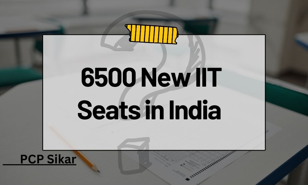 New IIT Seats In India