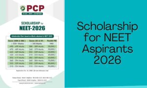 Scholarship for NEET Aspirants 2026