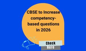 Competency Based Questions in CBSE 2026