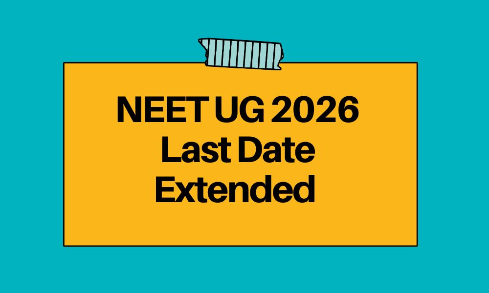 NEET UG 2026 Registration Date Extended