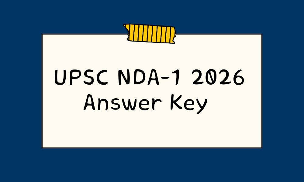 UPSC NDA-I 2026 Answer Key